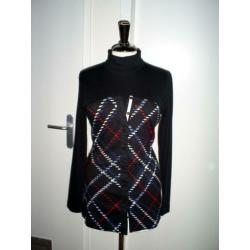 NIEUW !!! - aparte zwarte MARCCAIN top mt. M