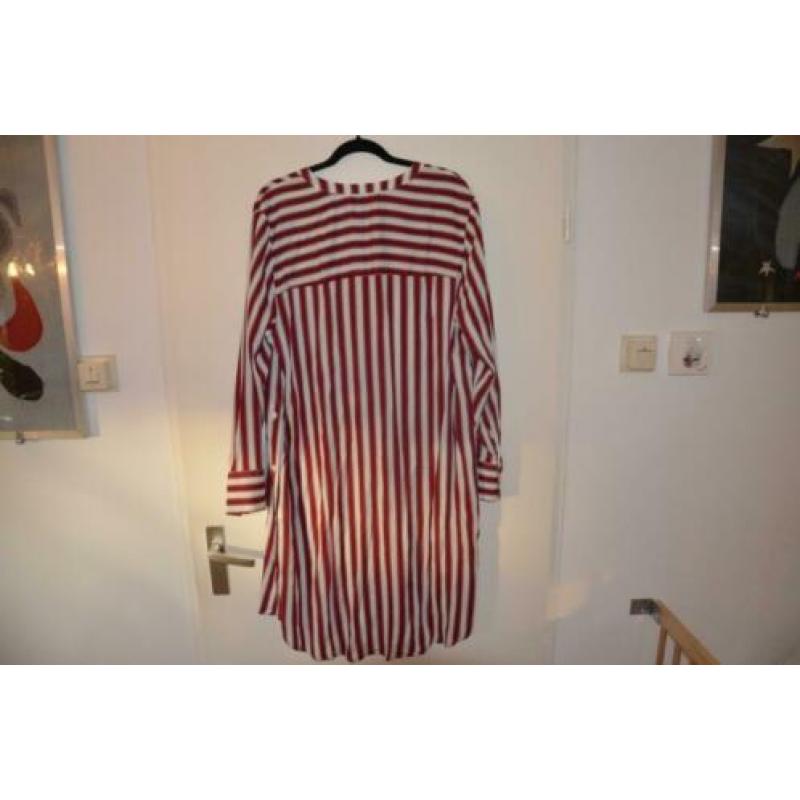 prachtige nieuwe lange gestreepte blouse maat 50 H&M plus
