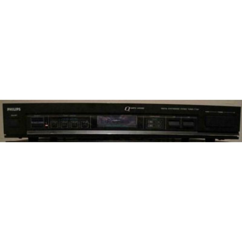tuners merken Braun, Denon, Sony, Philips en Pioneer
