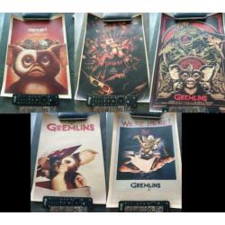 Gremlins Mogwai Gizmo Film Poster Set 5 Posters 42 x 30 cm