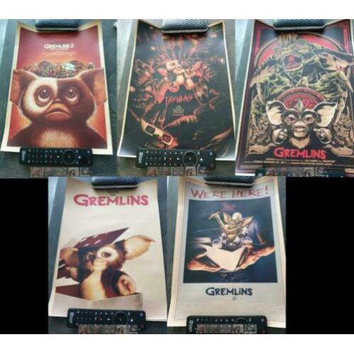 Gremlins Mogwai Gizmo Film Poster Set 5 Posters 42 x 30 cm