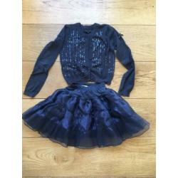 Carbone rokje 140 - Le Chic vestje 152 set