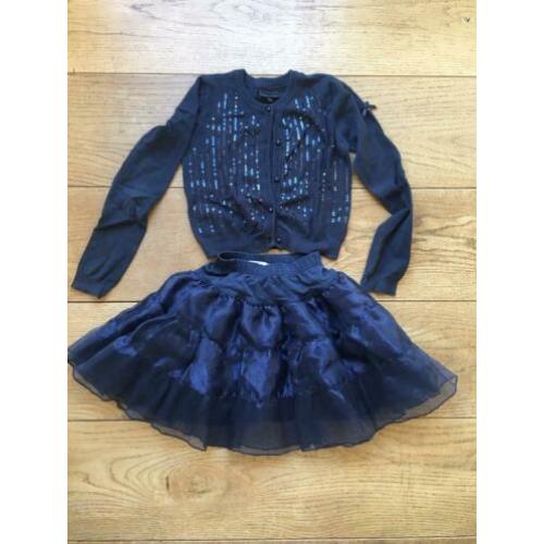 Carbone rokje 140 - Le Chic vestje 152 set