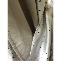 Nieuw! Yaya jurk s 36 maxi kraanvogels zilvergrijs gevoerd