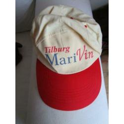 Maritiem petje. Rood wit. Tilburg Mari Vin. Jaren '90. NIEUW