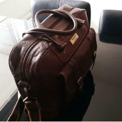 Mooie McGregor leren tas in nette staat.