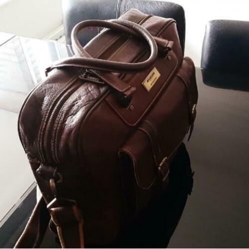 Mooie McGregor leren tas in nette staat.