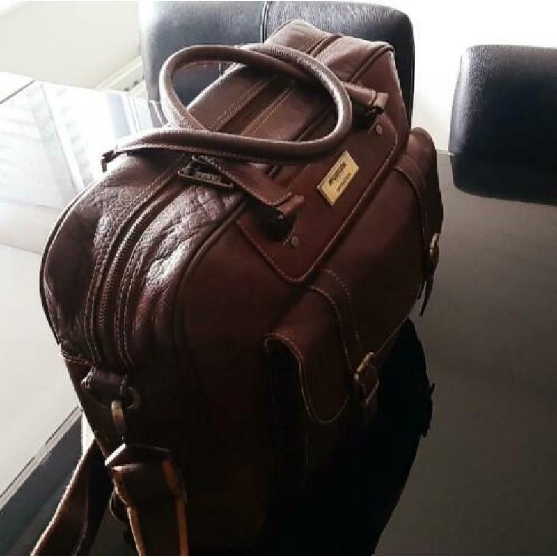 Mooie McGregor leren tas in nette staat.