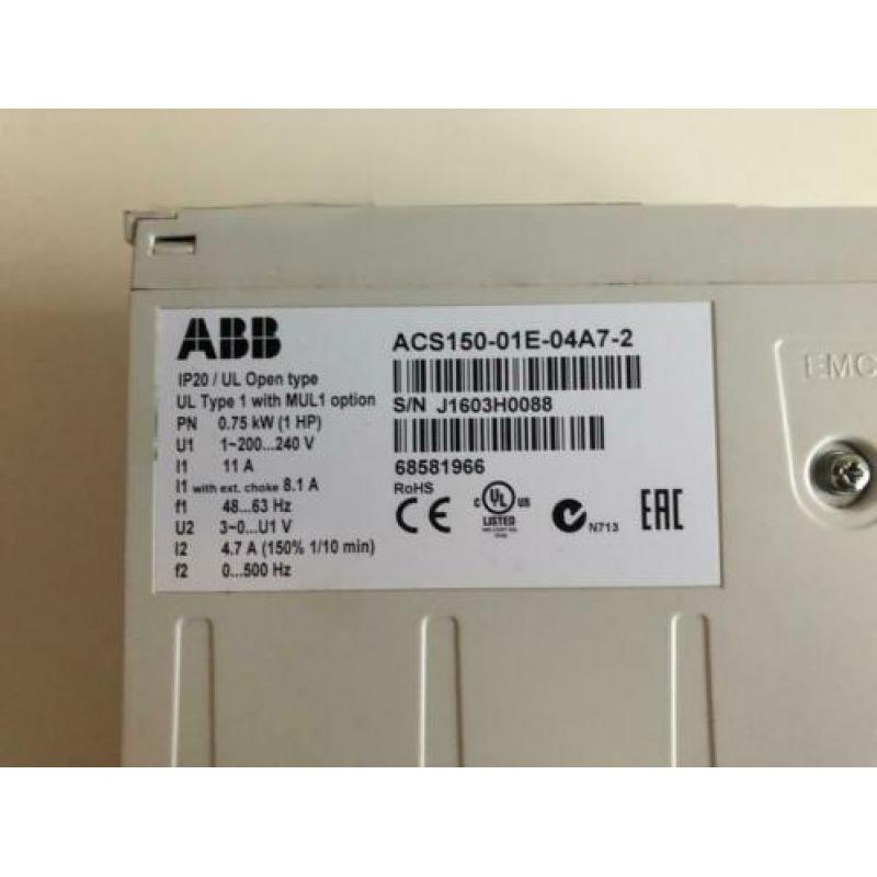 ABB ACS150-01E-04A7-2 frequentieregelaar