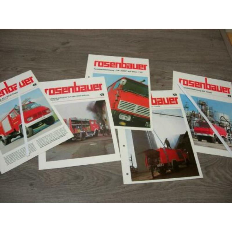Folders Brandweer Steyr Rosenbauer 1976