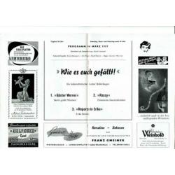 Annast "Kabarett der Humoristen" Munchen 1957