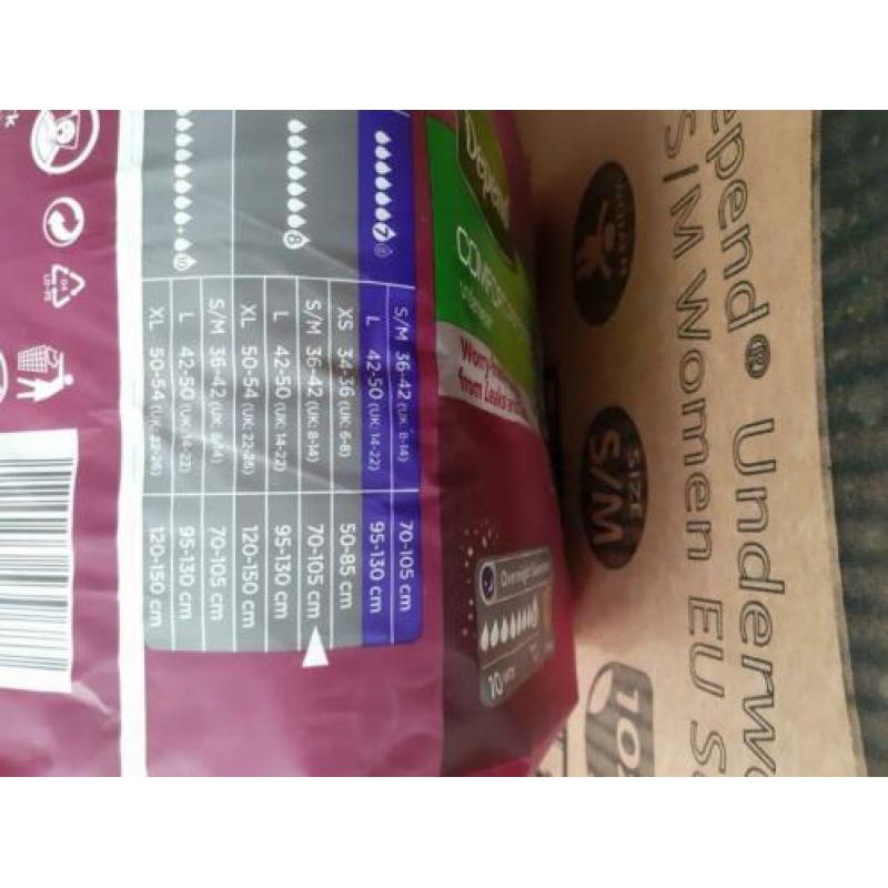 Depend incontinentie broekjes voor dames