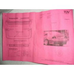 5 serie BMW E39 Sedan RIEGER tuning GTM Achterbumper deel