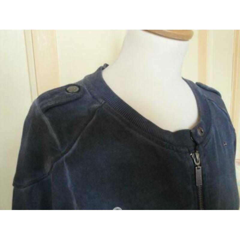 GARCIA Jeansblauw vestje in maat M