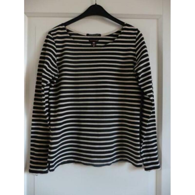 Leuk gestreept shirt van Maison Scotch maat M