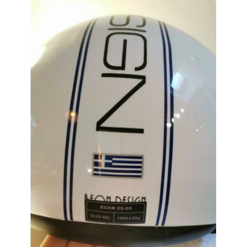 Scooterhelm S (55-56) vizier Beon Design