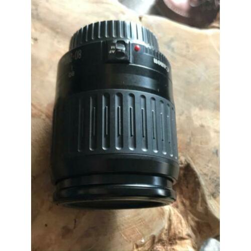 canon zoom lens 80-200 mm EF vatting voor digitale camera