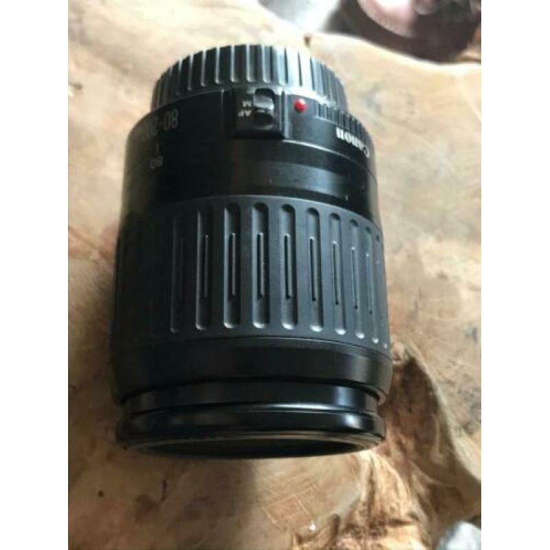 canon zoom lens 80-200 mm EF vatting voor digitale camera