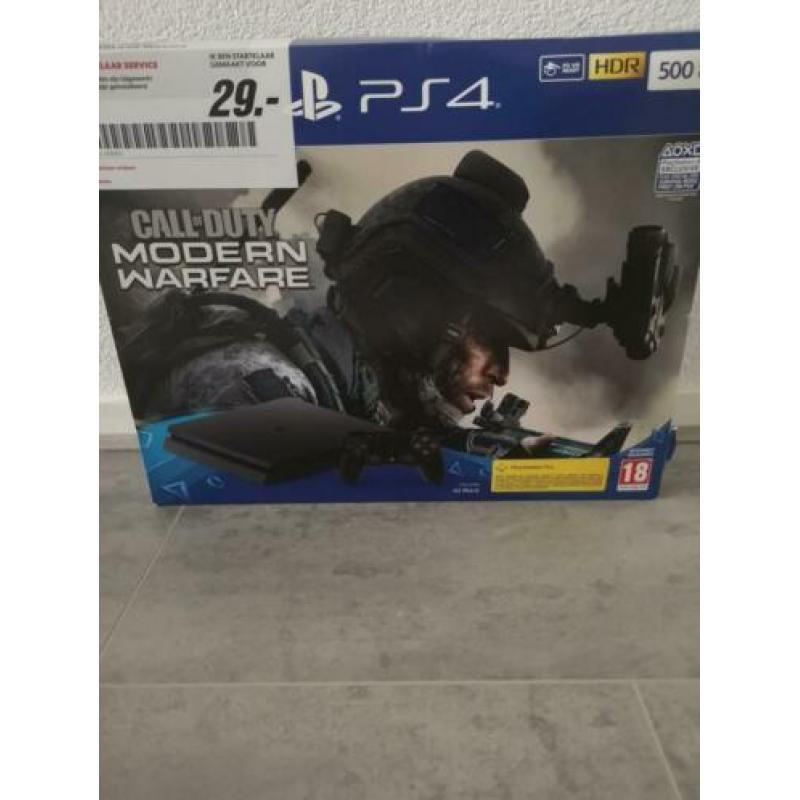 Zgan playstation 4 slim 500gb jet Black.