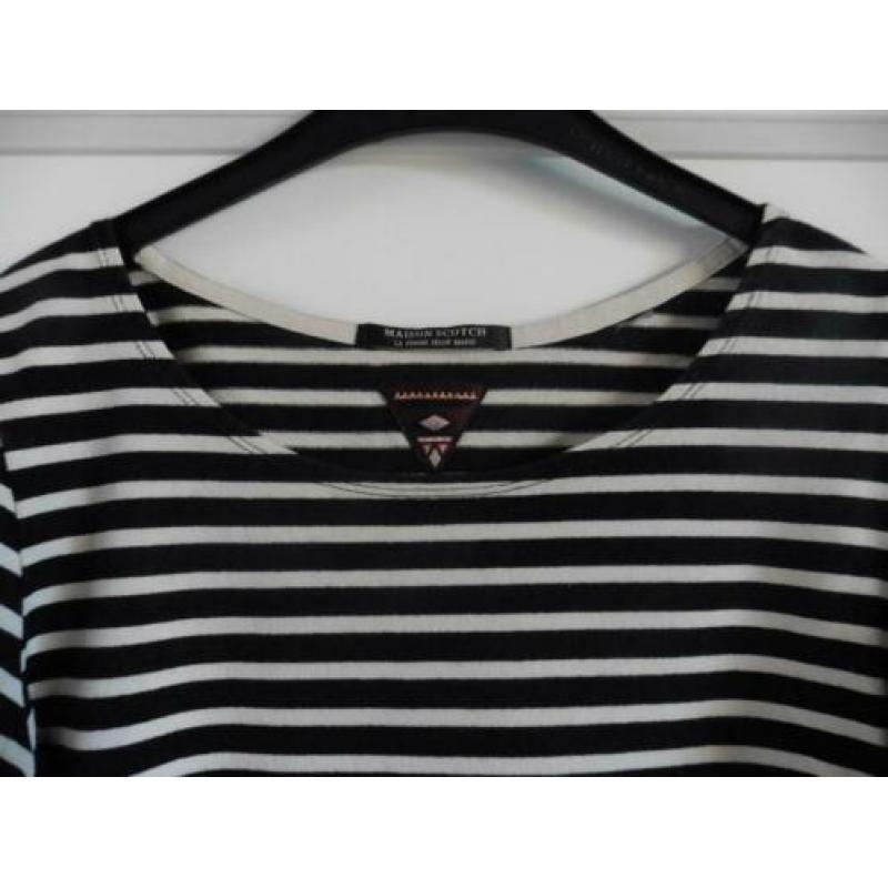 Leuk gestreept shirt van Maison Scotch maat M