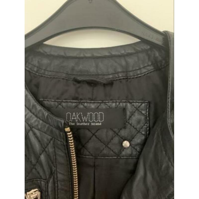 Oakwood leren Jack maat 36