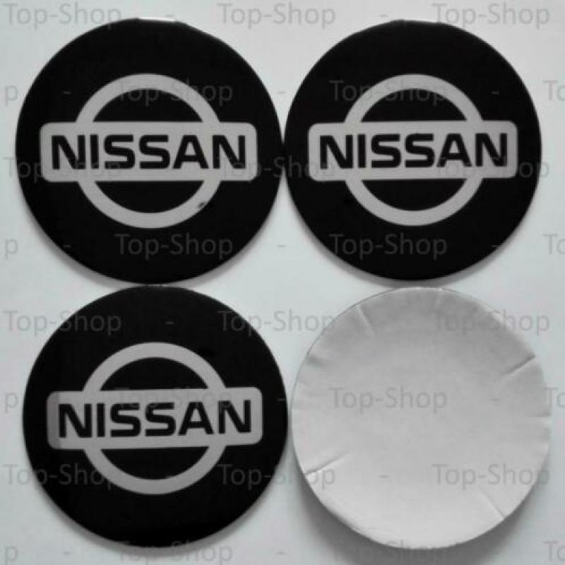 Nissan 56mm Naafstickers Voor Naafdoppen Of Naafkappen