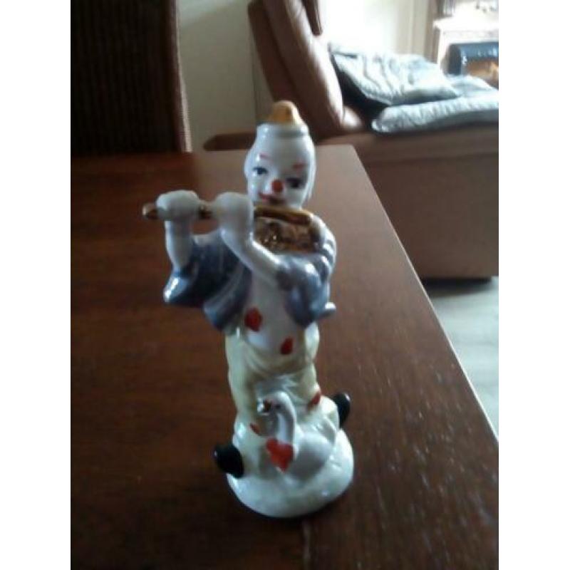 Set van 5 clown s die muziek maken