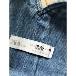 Zara denim tuinbroek kort mt 92