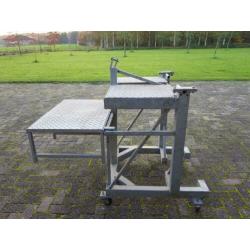 Mobiele werktafel.