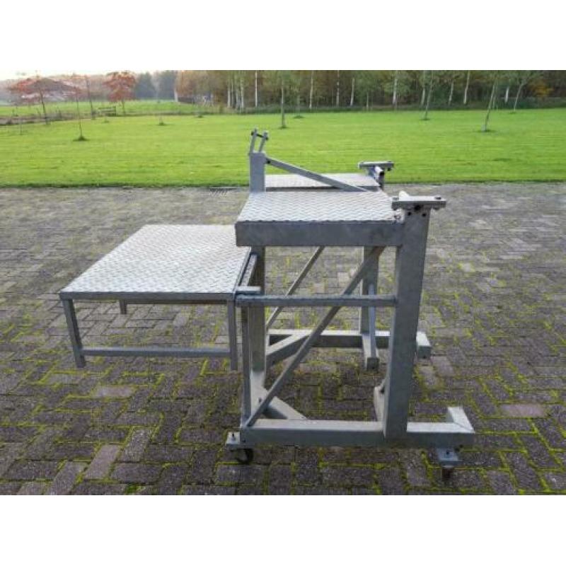 Mobiele werktafel.