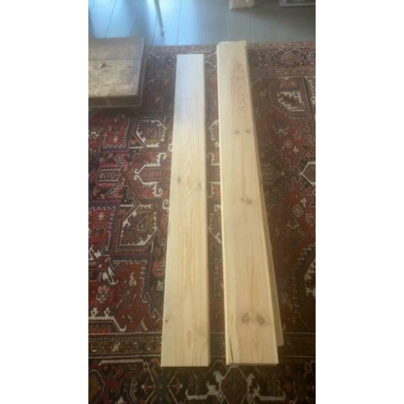 10m2 massief grenen delen