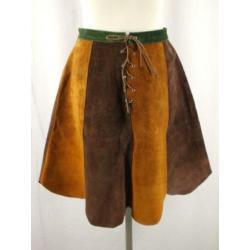 Stoere leren rok.Mt S.