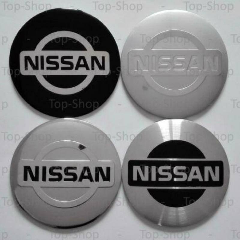 Nissan 56mm Naafstickers Voor Naafdoppen Of Naafkappen