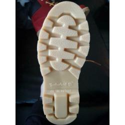 Bordeauxrode Timberlands maat 38