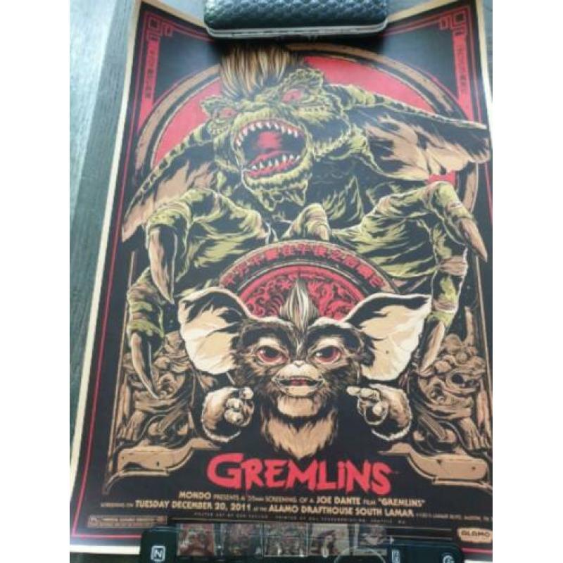 Gremlins Mogwai Gizmo Film Poster Set 5 Posters 42 x 30 cm