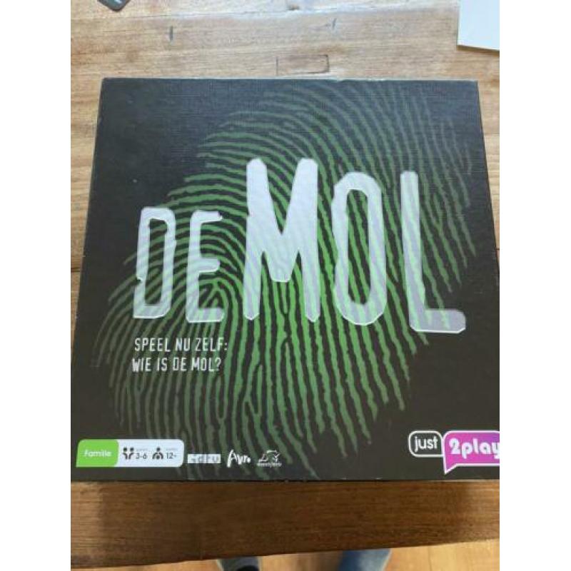 Wie is de mol! Bordspel.