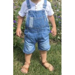 Zara denim tuinbroek kort mt 92
