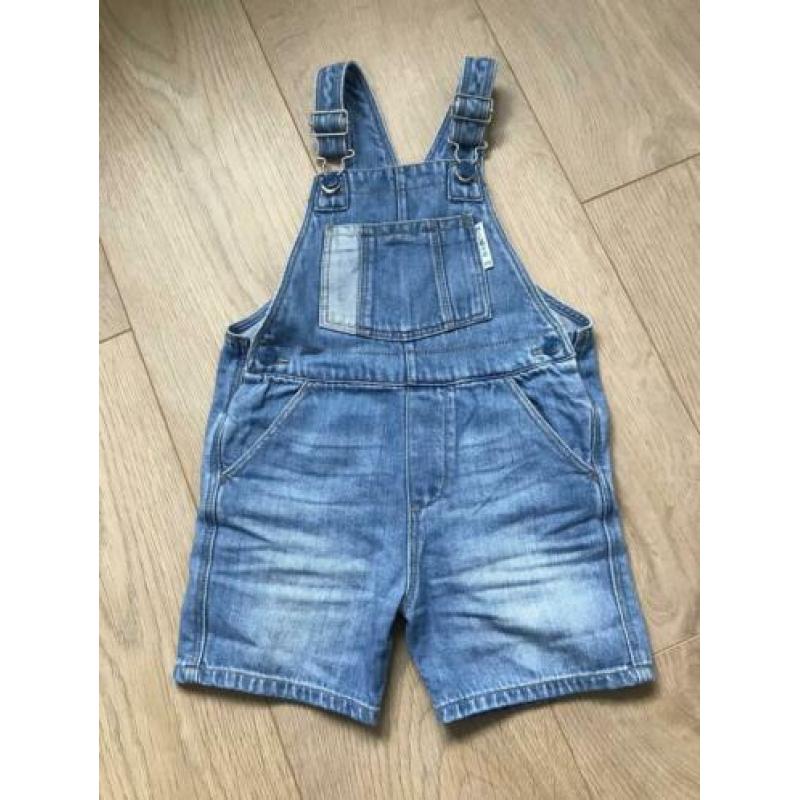 Zara denim tuinbroek kort mt 92