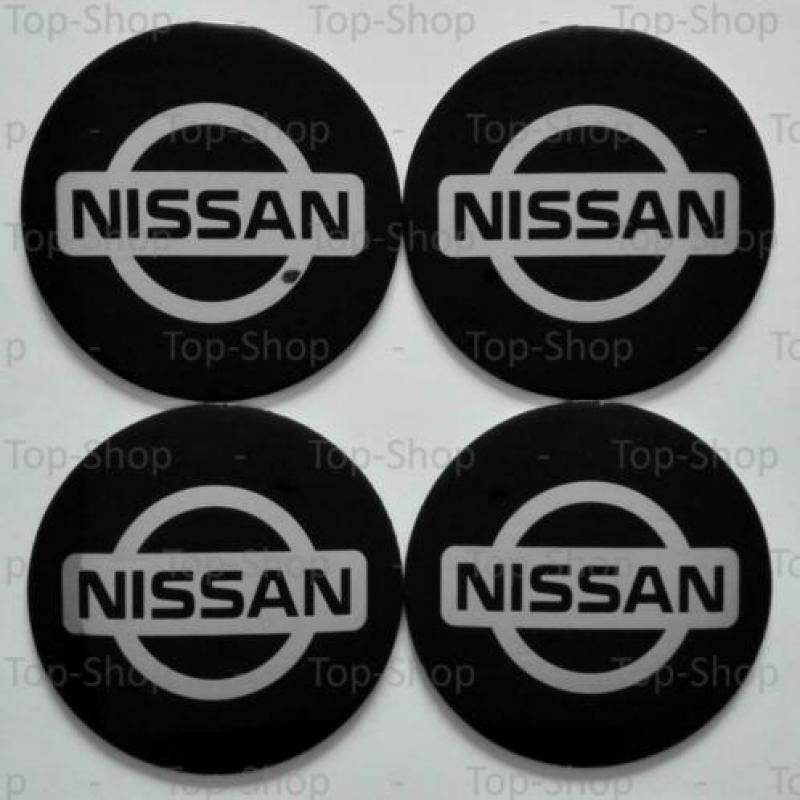 Nissan 56mm Naafstickers Voor Naafdoppen Of Naafkappen