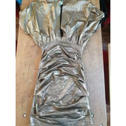 nikkie philo dress/jurkje goud maat 34