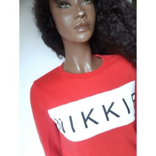 Nikkie sweater maat 36 rood wit
