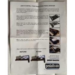 Pedaltrain , incl tas en 2 maal pedal booster, zie foto 2