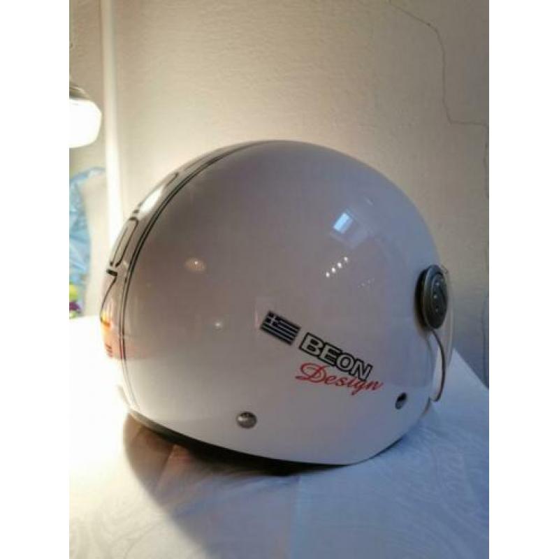 Scooterhelm S (55-56) vizier Beon Design