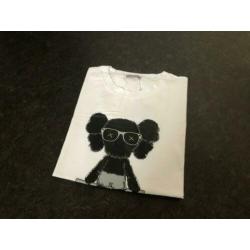 Dior x Kaws T-shirt Nieuw Maat M Zwart-Wit