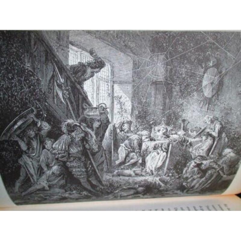 Moeder de Gans~Sprookjes~Houtgravure~Roodkapje~Riket~Gelaars