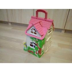 Vintage poppenhuis Fisher Price / Landhuis Loving Family