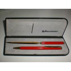 Prachtige Amstel bier pennenset Ballograf pen & briefopener