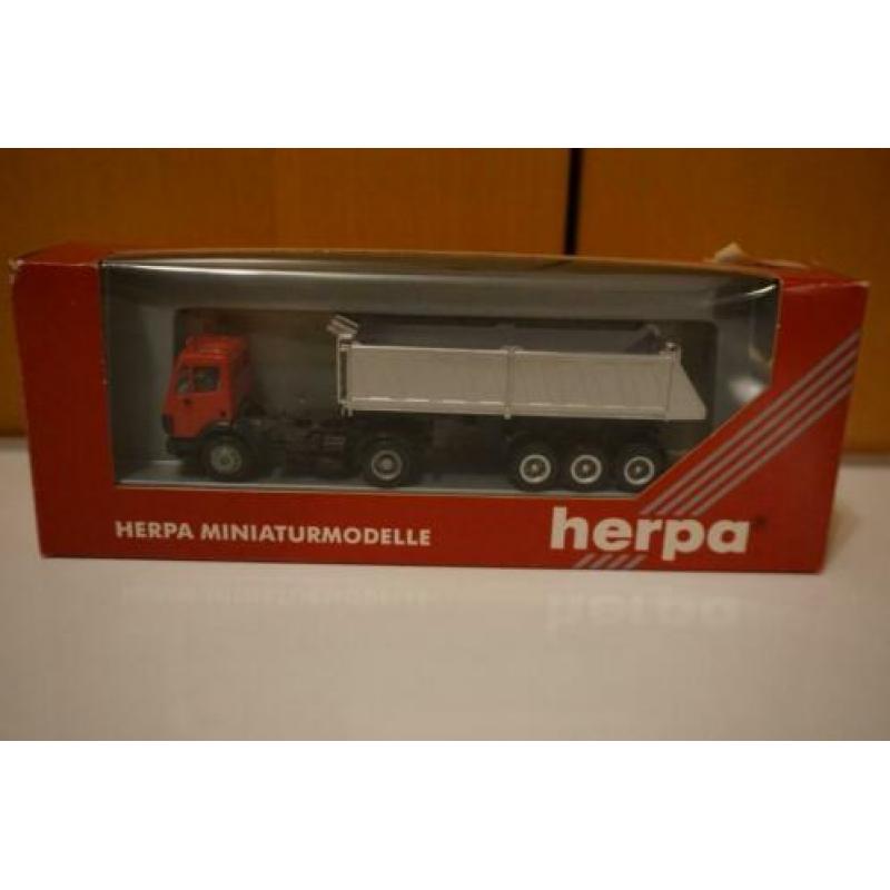 Mercedes oplegger – kipper jaren `70/80 Herpa 1/87
