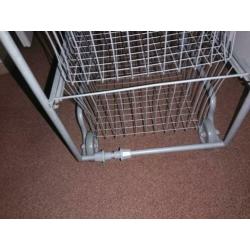 Ikea trolley met 3 draadmanden