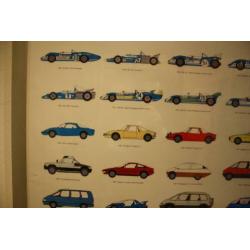 Matra poster in alu frame